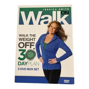 WALK ON: WALK THE WEIGHT OFF 30 Day Plan 3 DVD Box Set Jessica Smith